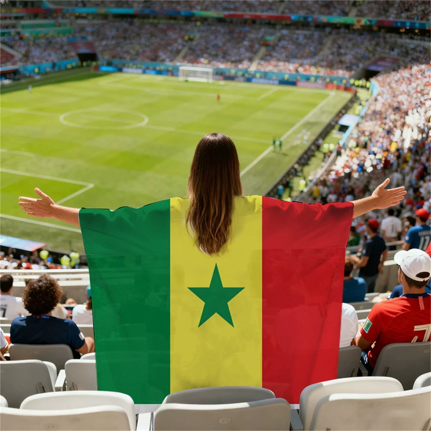 World Cup supporter cape