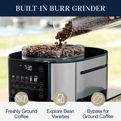 De'Longhi TrueBrew Automatic Coffee Machine - Stainless with Thermal Carafe