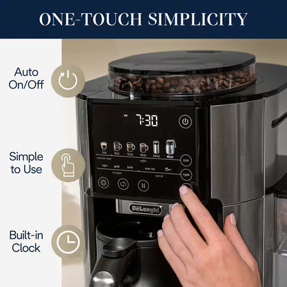 De'Longhi TrueBrew Automatic Coffee Machine - Stainless with Thermal Carafe