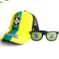 World Cup support hats and glasses