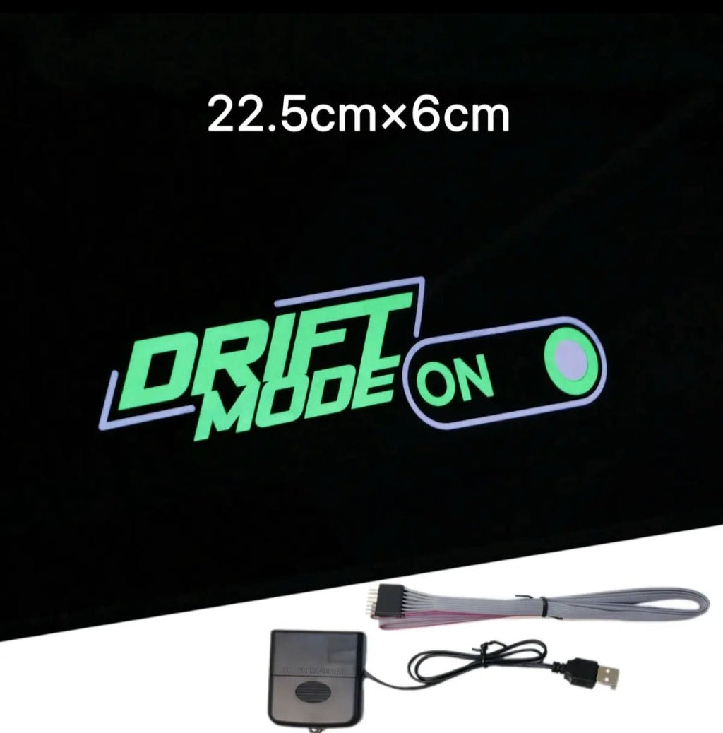 Creative car luminous car stickers triangle window front and rear windshield personalized bright stickers